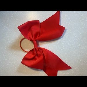 Red hair bow